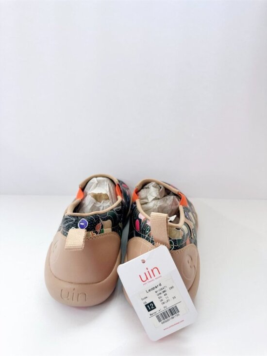 Size 12 Mens UIN Leopard Cat Slip-On Flats Artistic Print Comfort Casual Shoes main image 6